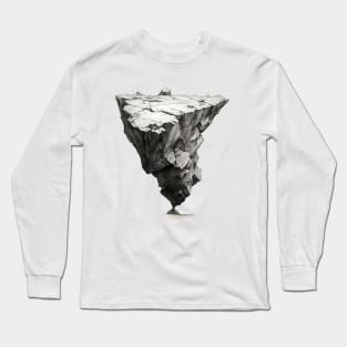 The Boulder and the Pebble: Balance of Humility and Adaptability Long Sleeve T-Shirt